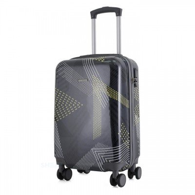 Валіза Semi Line 20" (S) Black Pattern (T5651-1), код: 9683