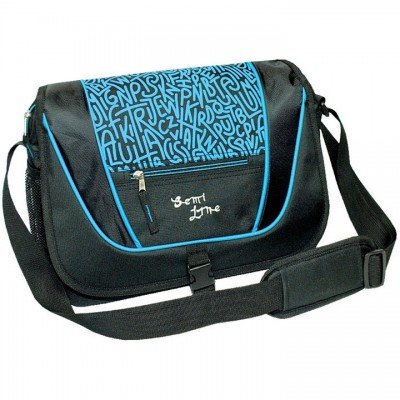 Сумка через плече Semi Line 9 Black/Blue (7156), код: 8787