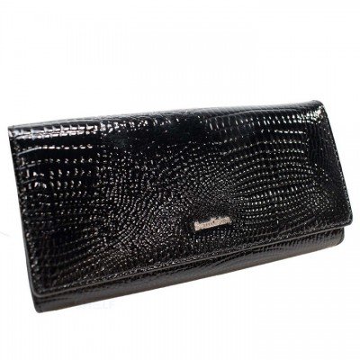 Гаманець жіночий шкіряний Semi Line RFID Black (P8228-0), код: 10604