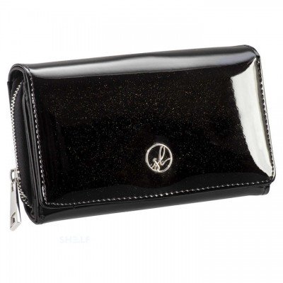 Гаманець жіночий шкіряний Semi Line RFID Black (P8229-0), код: 10603