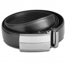 Ремінь чоловічий шкіряний Semi Line Black (P8235-0 L)