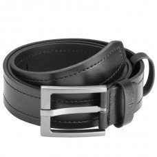 Ремінь чоловічий шкіряний Semi Line Black (P8236-0 L)