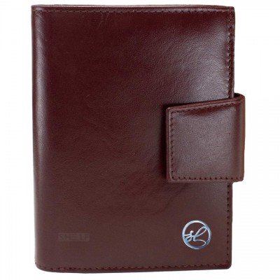 Гаманець жіночий шкіряний Semi Line RFID Dark Red (P8261-2), код: 10599