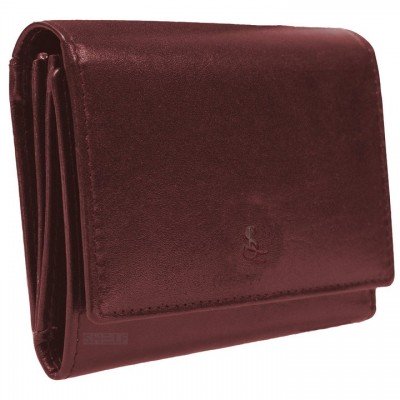 Гаманець жіночий шкіряний Semi Line RFID Dark Red (P8263-2), код: 10598