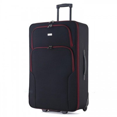 Валіза Semi Line 28" (L) Black/Red Lines (T5680-3), код: 8775