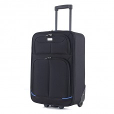 Валіза Semi Line 20" (S) Black/Blue Lines (T5753-1)