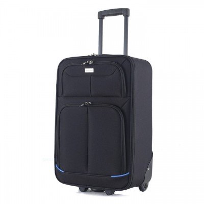 Валіза Semi Line 20" (S) Black/Blue Lines (T5753-1), код: 8750