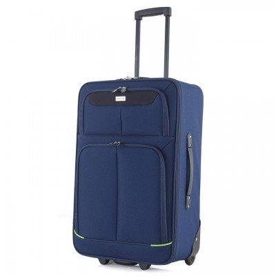 Валіза Semi Line 24" (M) Blue/Green Lines (T5755-2), код: 8755