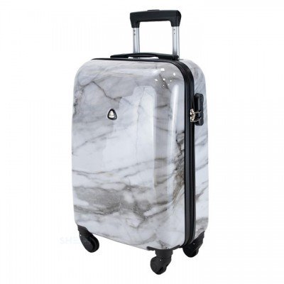 Валіза Semi Line 20" (S) White Marble (T5731-1), код: 10625