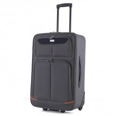 Валіза Semi Line 24" (M) Grey/Orange Lines (T5754-2)