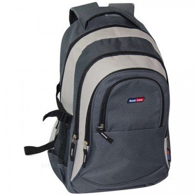 Рюкзак міський Semi Line 35 Black/Grey (BSL117-1), код: 10681