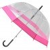 Парасолька Semi Line Transparent-Pink (2507-5), код: 11787 Парасолька Semi Line Transparent-Pink (2507-5), код: 11787