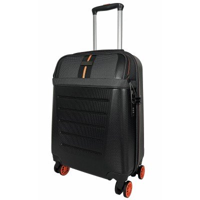 Валіза Semi Line 20" (S) Black/Orange Line (T5734-1), код: 12376
