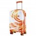 Валіза Semi Line 20" (S) White/Orange Print (T5655-1), код: 12453 Валіза Semi Line 20" (S) White/Orange Print (T5655-1), код: 12453
