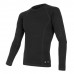 Термофутболка чоловіча Sensor Merino DF LS black 15100021, SM11M-black-L, код: 11404