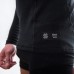 Термофутболка чоловіча Sensor Merino DF LS black 15100021, SM11M-black-XL, код: 11407