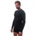Термофутболка чоловіча Sensor Merino DF LS black 15100021, SM11M-black-XXXL, код: 11409