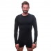 Термофутболка чоловіча Sensor Merino Active LS black 11109033, SM11MA-black-S, код: 11395