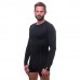 Термофутболка чоловіча Sensor Merino Active LS black 11109033, SM11MA-black-XL, код: 11396