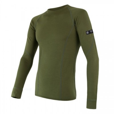 Термофутболка чоловіча Sensor Merino Active LS safari 17200019, SM11MA-safari-L, код: 11399