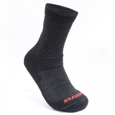 Шкарпетки Sensor Expedition Merino black/red 13200081, SU41EM-black-red-8-11, код: 11440