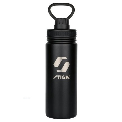 Пляшка для води Stiga Water Bottle Steel Black, 550ml (2905-0101-55), код: 10105