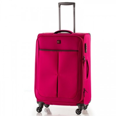 Валіза Swissbrand Silkeborg (L) Fuchsia/Light Grey (SWB_LLSIL941L), код: 8322