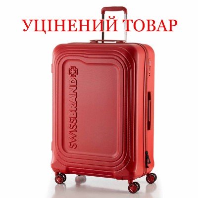 Валіза Swissbrand London (M) Red (SWB_LHLON201M) Discounted, код: 12296