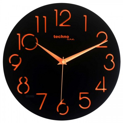 Годинник настінний Technoline WT7230 Black (WT7230), код: 9672