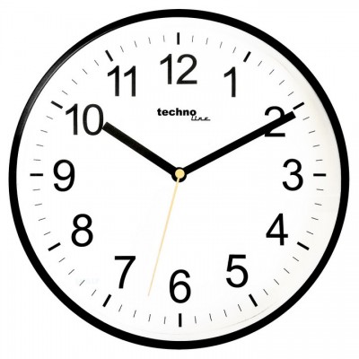 Годинник настінний Technoline WT630 White/Black (WT630), код: 8184