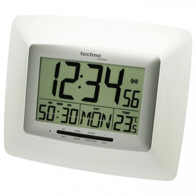 Годинник настінний Technoline WS8100 White/Silver (WS8100), код: 8190