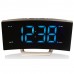 Годинник настільний з радіо Technoline WT460 Blue LED Black/Silver (WT460 blaue LED), код: 10524