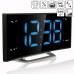 Годинник настільний з радіо Technoline WT460 Blue LED Black/Silver (WT460 blaue LED), код: 10524