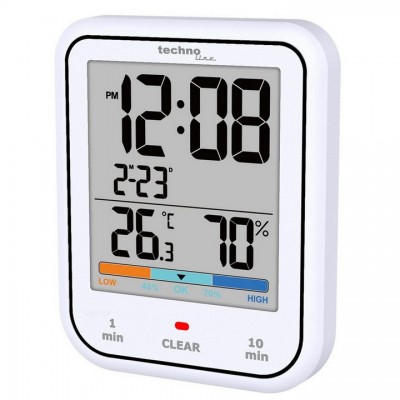 Термогігрометр Technoline WT380 White (WT380), код: 8486