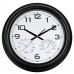 Годинник настінний Technoline 816722 Thermo-Hygro Black (816722) Годинник настінний Technoline 816722 Thermo-Hygro Black (816722)