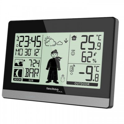 Метеостанція Technoline WS9612 Black (WS9612), код: 10489