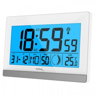 Годинник настільний Technoline WS8056 White/Silver (WS8056), код: 7977