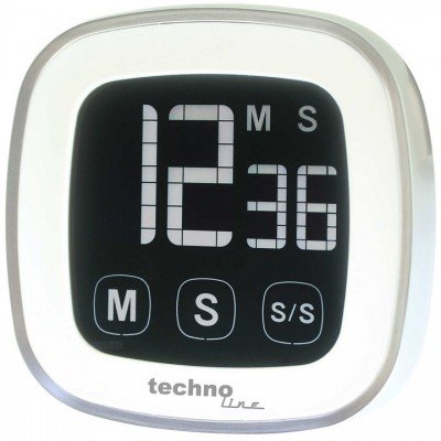 Таймер кухонний Technoline KT400 Magnetic Touchscreen White (KT400), код: 8002