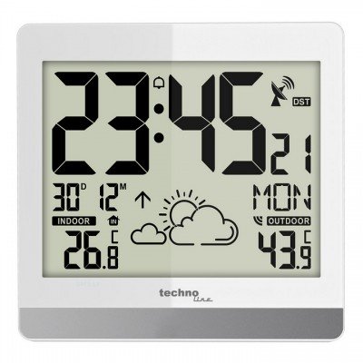 Годинник настінний Technoline WS8119 White (WS8119), код: 7979