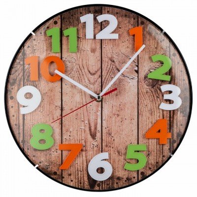 Годинник настінний Technoline WT7435 Wood Brown (WT7435), код: 8039