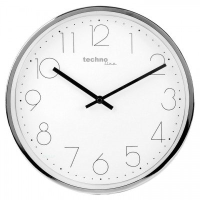 Годинник настінний Technoline WT7210 White/Silver (WT7210), код: 8183
