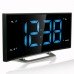 Годинник настільний з радіо Technoline WT460 Blue LED Black/Silver (WT460 blaue LED), код: 10524