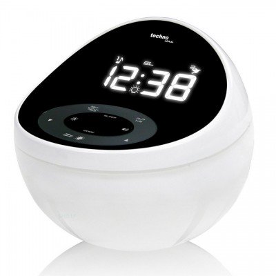 Годинник настільний з радіо Technoline WT500 Black/White (WT500), код: 8202