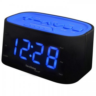 Годинник настільний з радіо Technoline WT465 Black/Blue (WT465 blaue), код: 8316