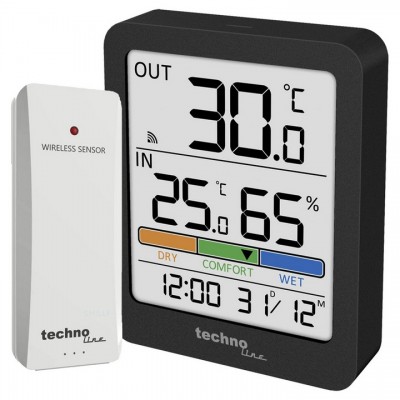 Термогігрометр Technoline WS9488 Anthracite (WS9488), код: 10549