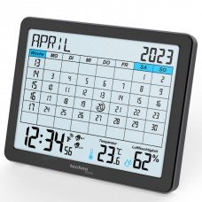 Годинник-Календар настільний Technoline WT2600 Black (WT2600)