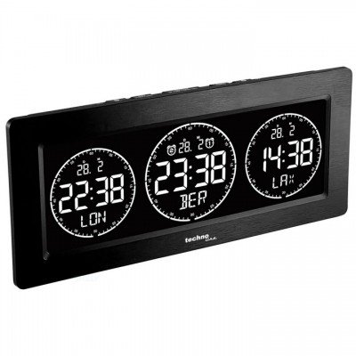 Годинник настільний Technoline WT458 Black (WT458), код: 8474