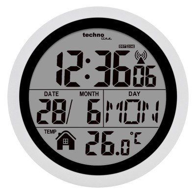 Годинник настінний Technoline WT3005 Bath Clock Silver (WT3005), код: 12546