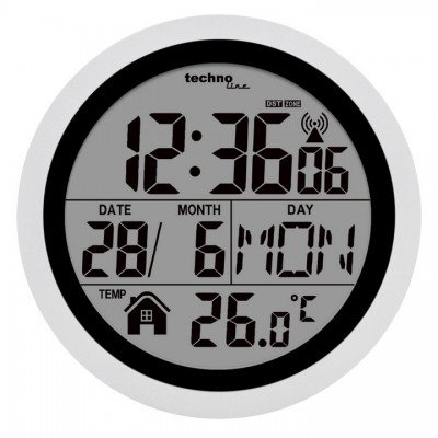 Годинник настінний Technoline WT3005 Bath Clock Silver (WT3005), код: 12546