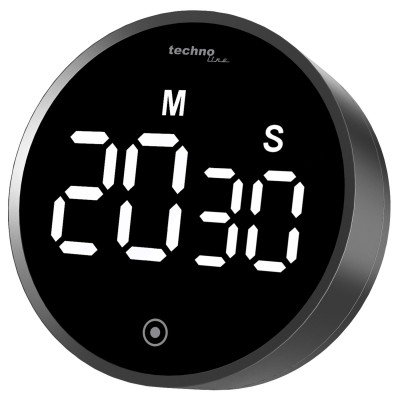 Таймер кухонний Technoline KT600 Magnetic Touchscreen Black (KT600), код: 12549